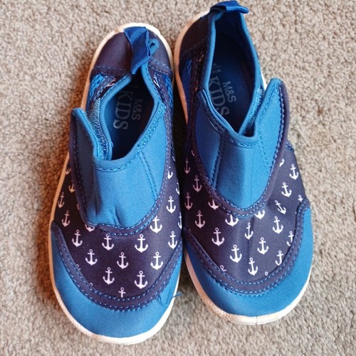Navy blue beach - beach, shoes