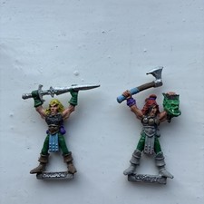 Warhammer Citadel Miniatures elven Champions Metal X 2 From 1987