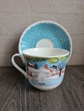 Roy Kirkham Mr Snowy Large Cup & Saucer Fine Bone China