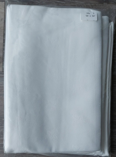 Pack white tablecloths - pack, 5