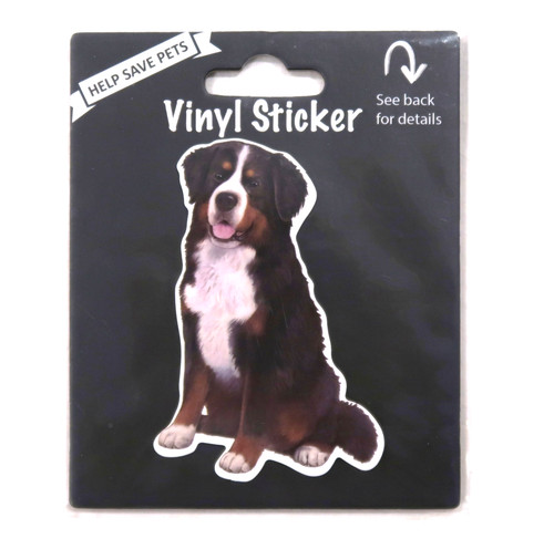 Pets vinyl sticker - sticker, bernese