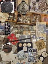 Job lot Of Old Coins , Token 