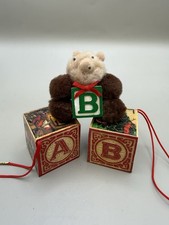 3 set-Vintage Christmas ABC