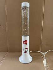 Hello Kitty Glitter Light Lamp – 2009 Sanrio – Plug-In, White Base, 30W