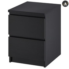 IKEA MALM 2 Drawer Chest 40x55cm – Modern Bedside Table All Colours Bedroom