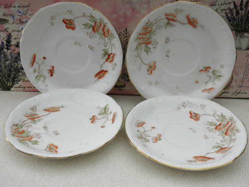 Piece lot vintage saucers - piece,