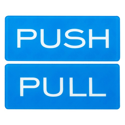 2pcs push pull door - push,