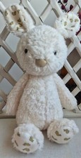Little Jellycat Moonbeam Nugget Bunny - Medium White Rabbit - Retired HTF