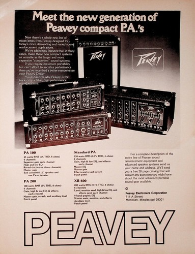 1978 peavey 600 mixer - 1978,
