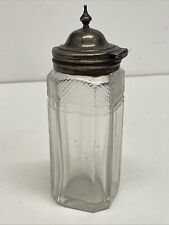 Vintage Silver Plated Glass