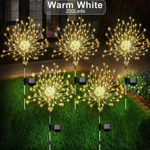 Solar fireworks lights outdoor - fireworks,