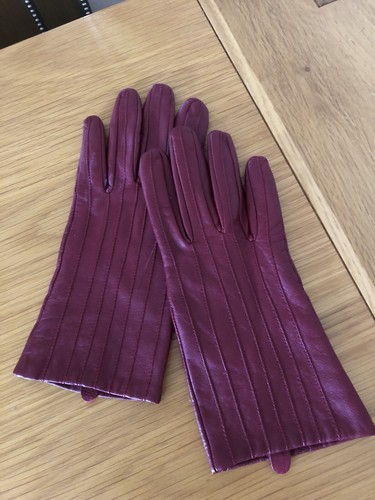 Pair dark red - dark, leather