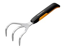  Fiskars Garden Cultivator Stainless Tteel Tines Soft Grip Handle FSK1027047