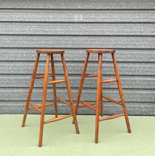 Vintage pair stools - pair, of