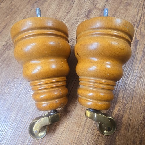 Pair vintage turned - vintage,