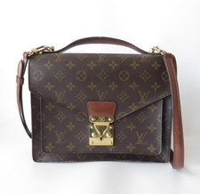 Authentic Louis Vuitton Monogram Monceau Hand Bag shoulder Briefcase  F#46253