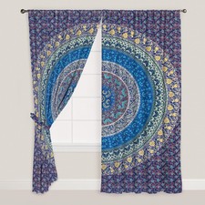 Indian Mandala Curtains Cotton