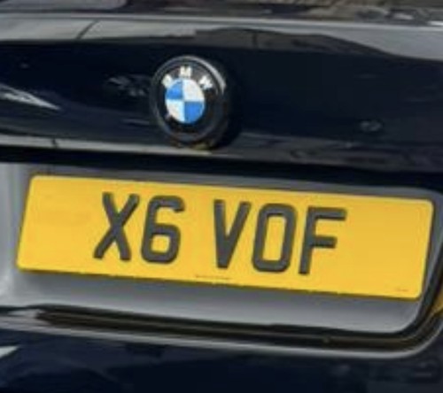 Private number plate vof - private,