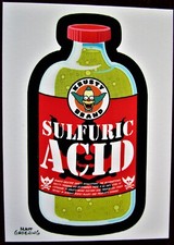 THE SIMPSONS - SIMPSONS MANIA! - Card #54 - "SULFURIC ACID" - INKWORKS 2001