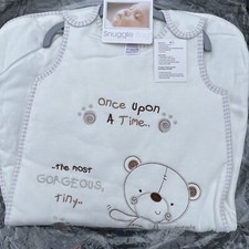 Pitter Patter ‘Little Bear’ Snuggle 2.5 Tog Sleep Bag. Cream. 12-18 Mths. BNWT￼￼