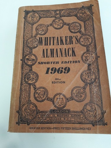 Whitaker almanack 1969 - almanack,