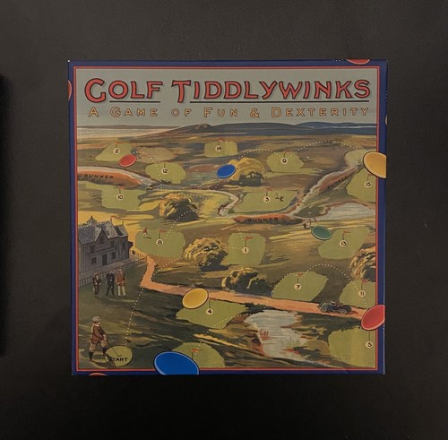 Golf tiddlywinks game - golf,