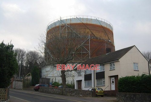 Photo the gasholder exmouth - gasholder,