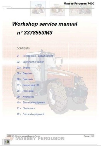 Massey ferguson 7400 series - ferguson,