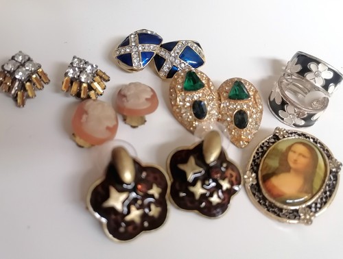 Bundle vintage earrings 6 - bundle, (6