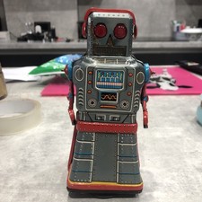 ATOM Robot Yoshiya KO Japanese Tinplate Toy 