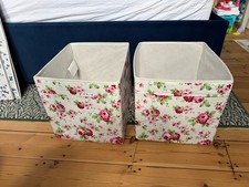2 X IKEA ROSALI FLORAL DRONA