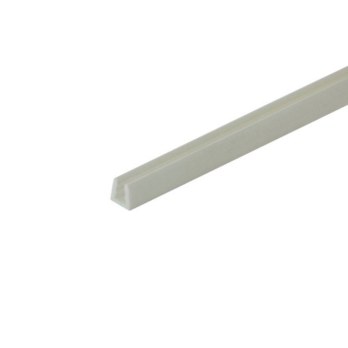 White styrene plastic - 1/8",