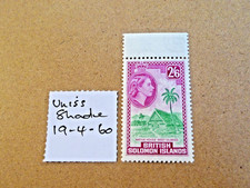 SOLOMON ISLANDS 1956 -1960