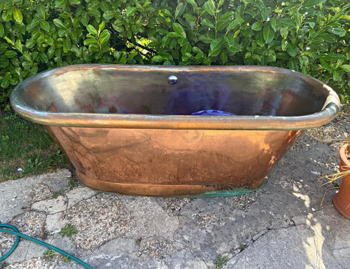 Freestanding oval copper - freestanding,
