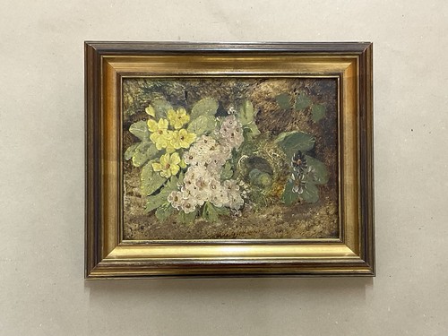 Antique victorian oil - antique,