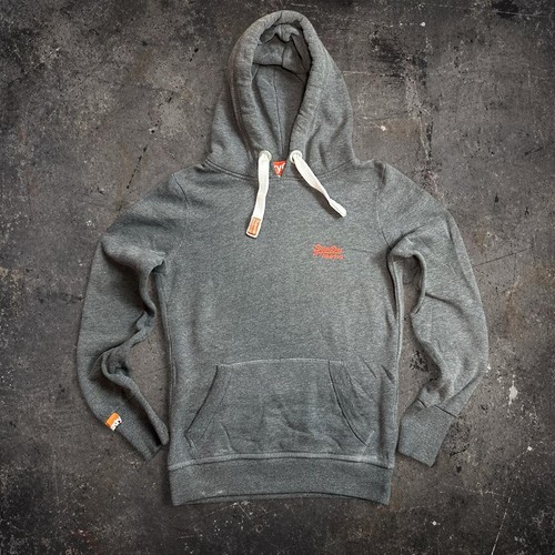 Superdry orange label hoodie - orange,