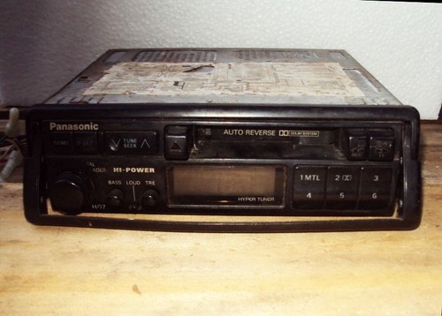 Panasonic car audio cassette - car,
