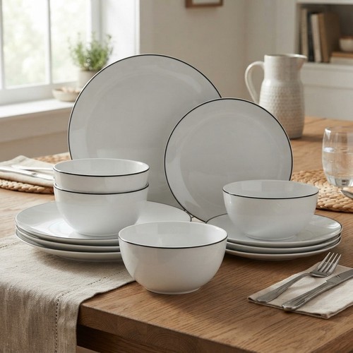 Piece gourmet porcelain - 12-piece,