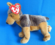 GERMAN SHEPHERD police PUPPY DOG SARGE soft toy TY BEANIE BABIES VINTAGE 2000