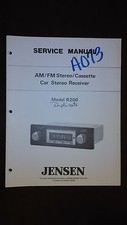 Jensen r200 service manual repair original car stereo radio cassette tape player