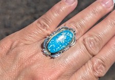 Navajo sterling silver ring - sterling,