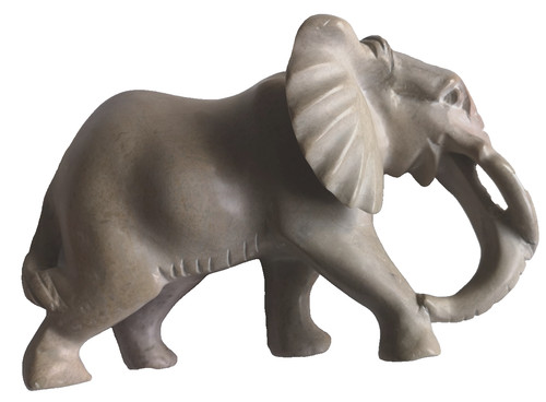 African elephant carved - african,