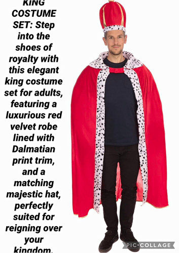 Adult king royalty costume - adult,