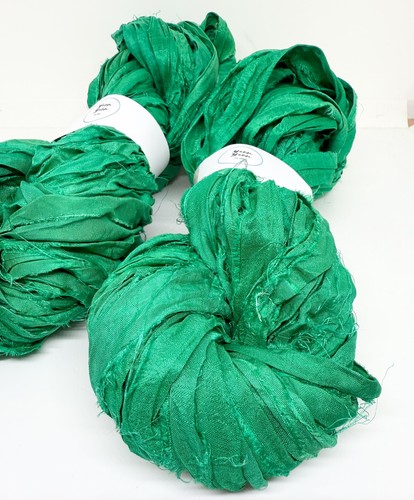 Sari silk ribbon yarn - sari,