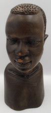 Vintage African Wooden Head
