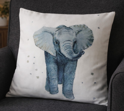 Elephant cushion cover - elephant,