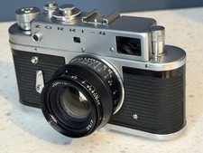 Zorki 4 Camera with Leather