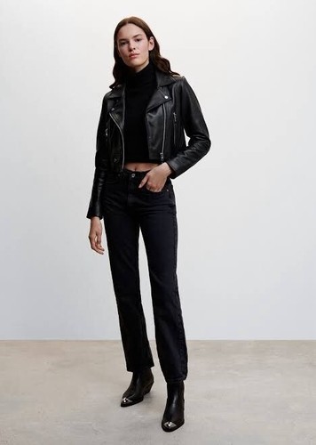 Zara genuine leather jacket - zara,