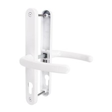 TSS UPVC Door Handle 68PZ Sprung Double Glazing Pair 68mm Set 215mm Fixing Patio