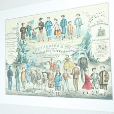 Currier & Ives Vtg Print